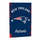 New England Patriots Wood Wall Sign, 16x24 - NFL Home