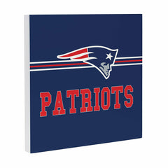 New England Patriots Wood Wall Sign, 12x12 - NFL Home