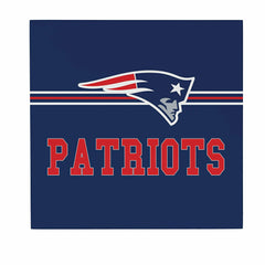 New England Patriots Wood Wall Sign, 12x12 - NFL Home