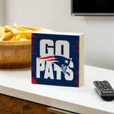 New England Patriots Plock, Down Home Fans, 6x6 - NFL Home
