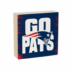 New England Patriots Plock, Down Home Fans, 6x6 - NFL Home