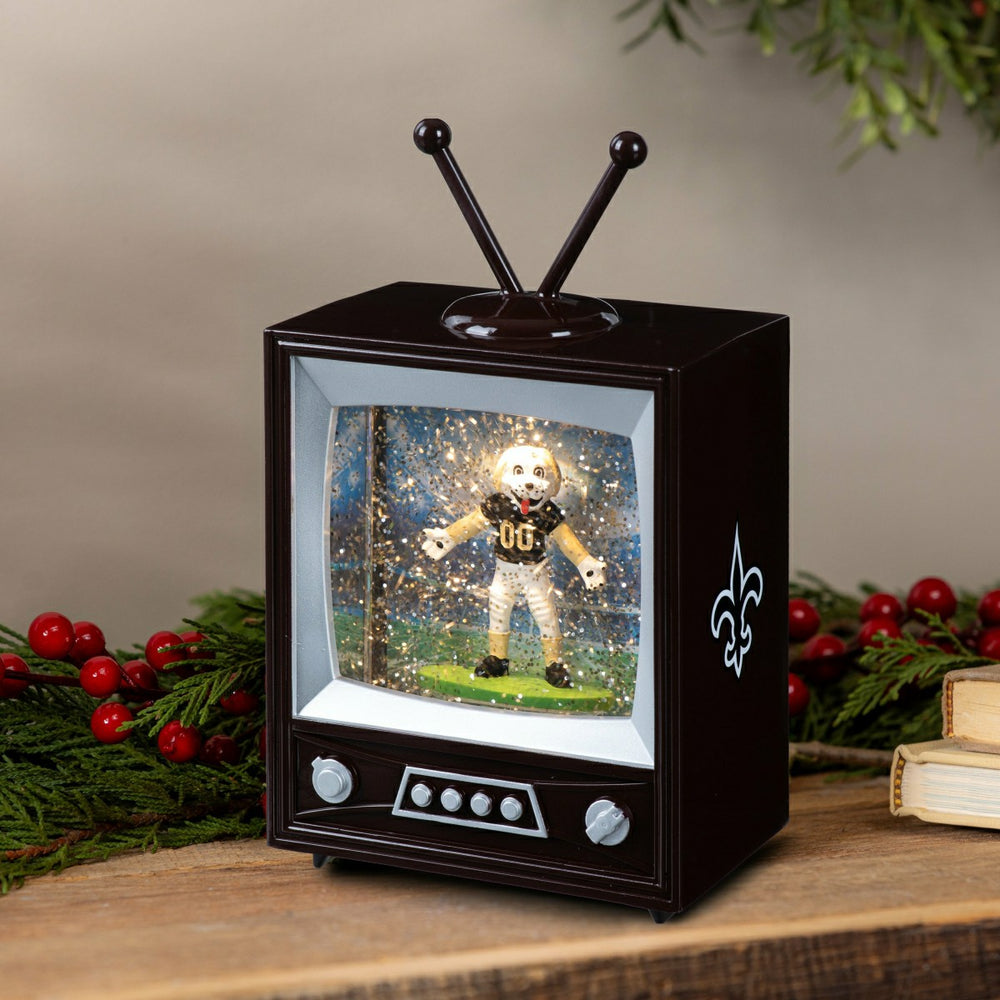 New Orleans Saints Vintage TV Water Lantern - NFL Home