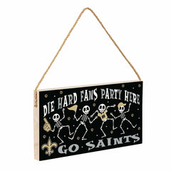New Orleans Saints Halloween Wood Wall Sign, 6x11 - NFL Home