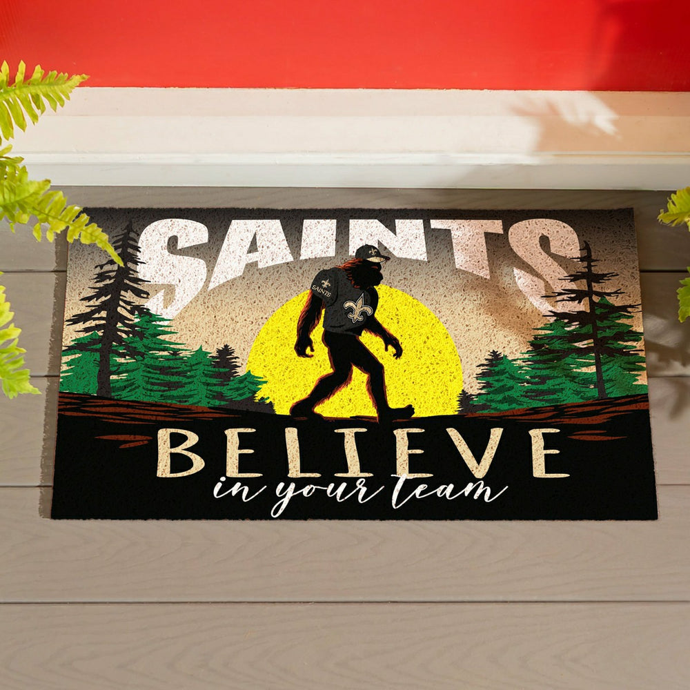 New Orleans Saints Bigfoot PVC Mat, 28"x16" - NFL