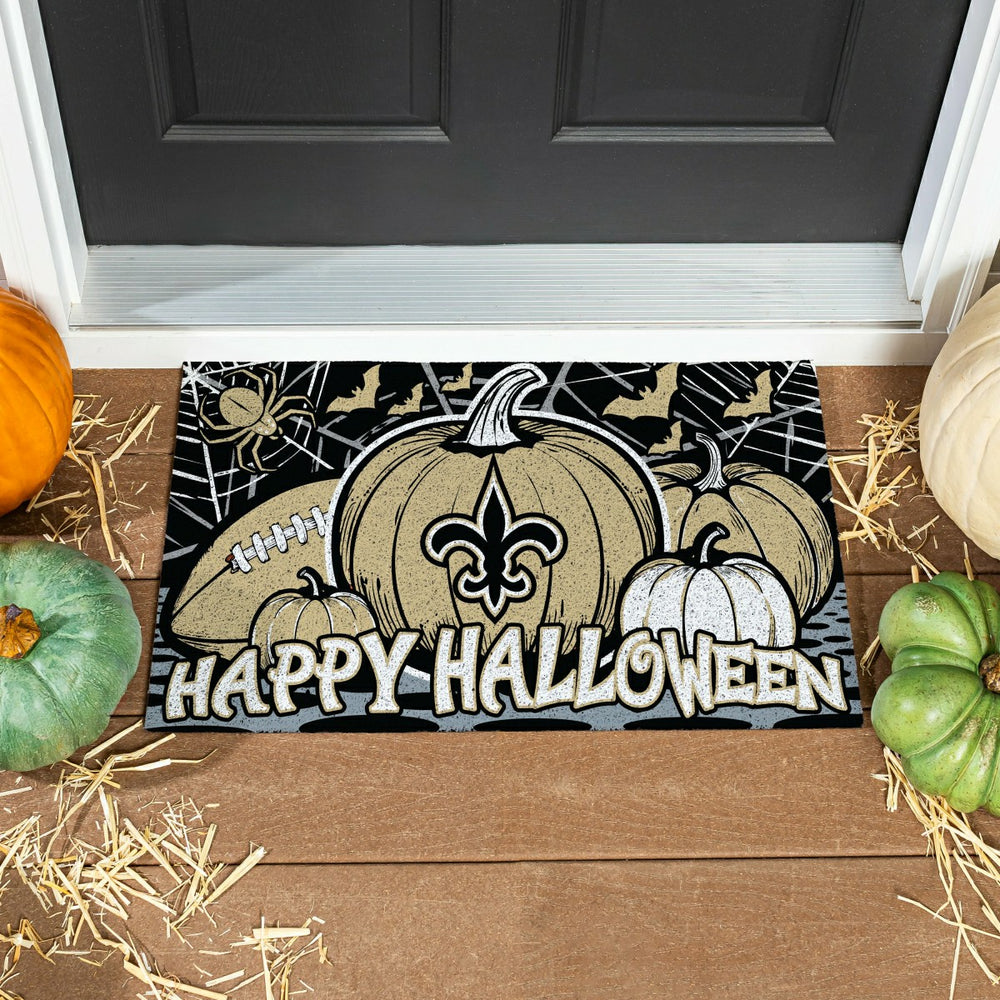 New Orleans Saints Halloween PVC Mat, 28"x16" - NFL