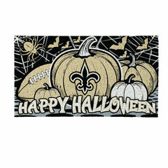 New Orleans Saints Halloween PVC Mat, 28"x16" - NFL