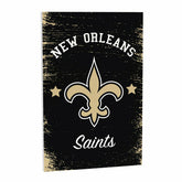 New Orleans Saints Wood Wall Sign, 16x24 - NFL Home
