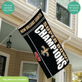 New Orleans Saints Superbowl XLIV Champions Football 3x5 Flag - NFL Home