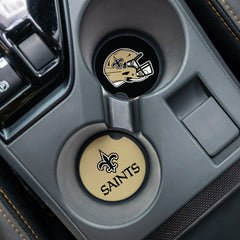 New Orleans Saints Car Coaster Set, 2pc - NFL