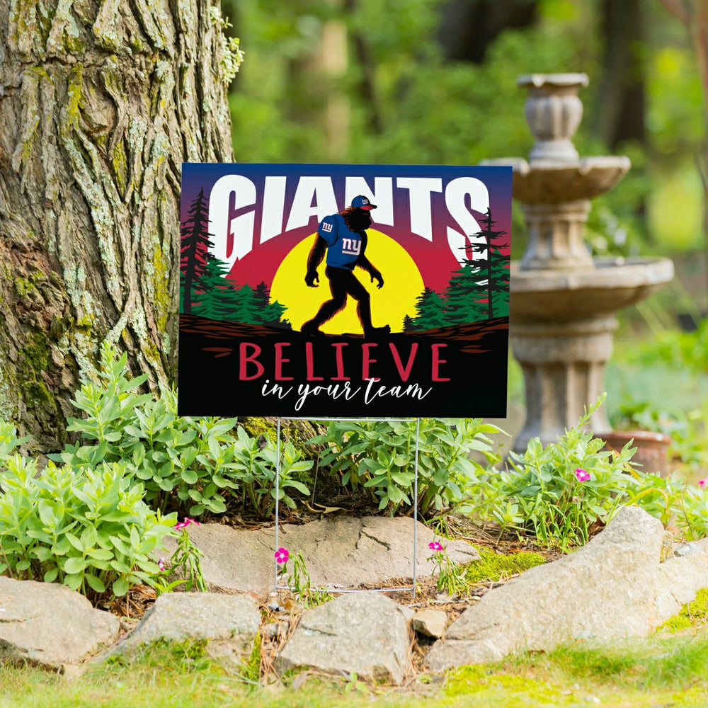 New York Giants Yard Sign, Bigfoot - NFL Home