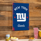 New York Giants Wood Wall Sign, 16x24 - NFL Home