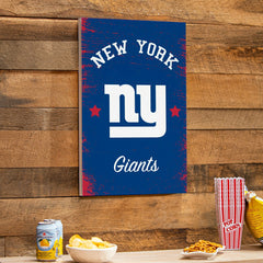 New York Giants Wood Wall Sign, 16x24 - NFL Home