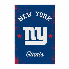 New York Giants Wood Wall Sign, 16x24 - NFL Home
