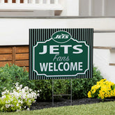 New York Jets Coroplast Yard Sign, "Fans Welcome" - NFL Home