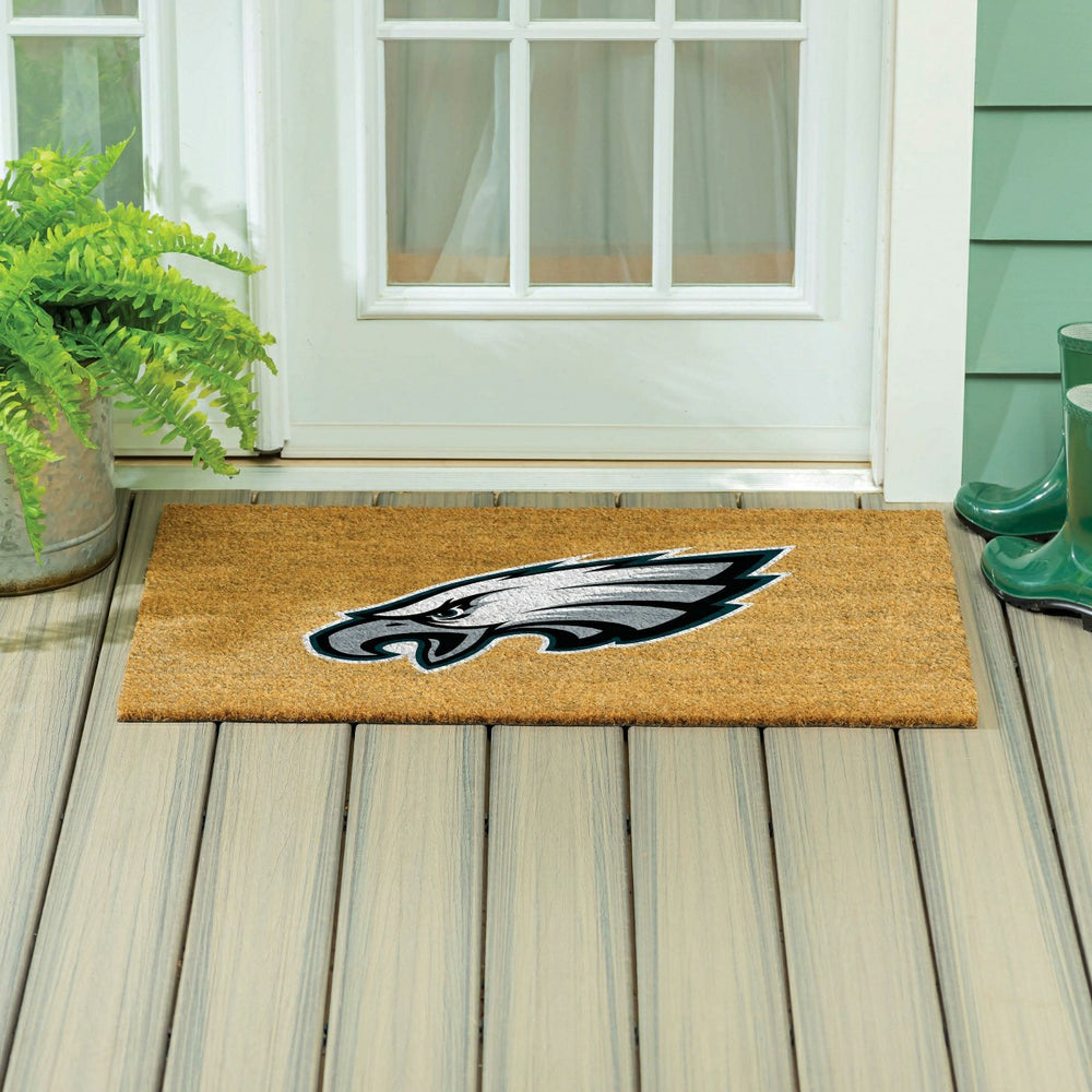 Philadelphia Eagles Large Full Color Coir Mat, 36"x24" - NFL