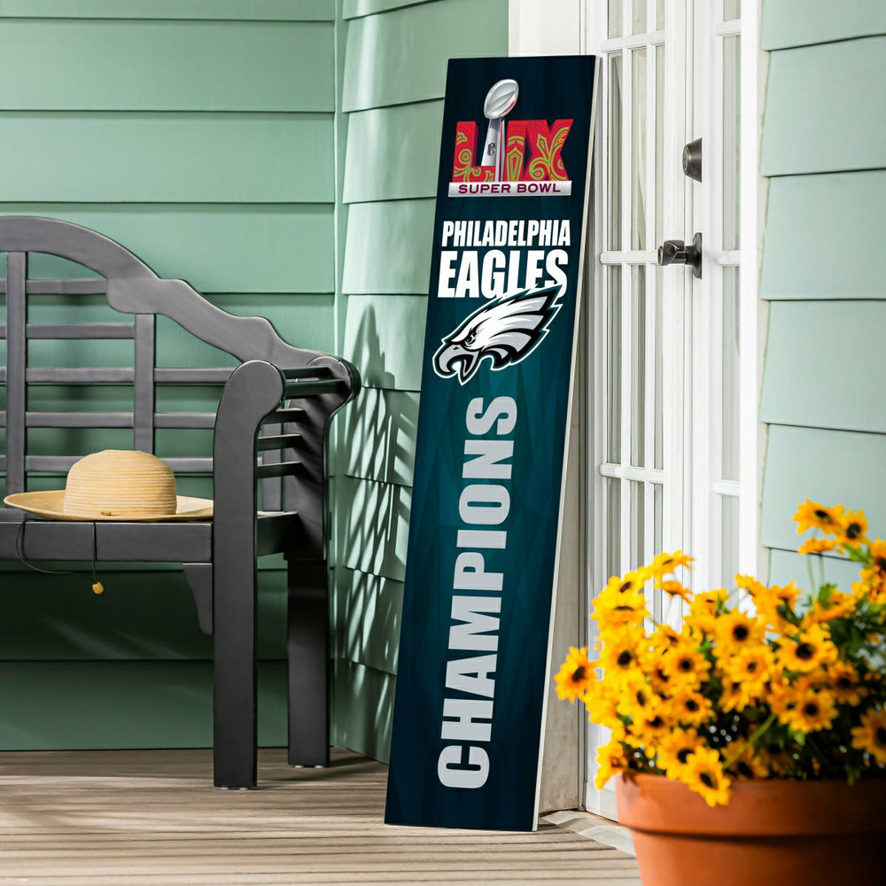Philadelphia Eagles Super Bowl 59 Champions Porch Leaner, 46" - NFL