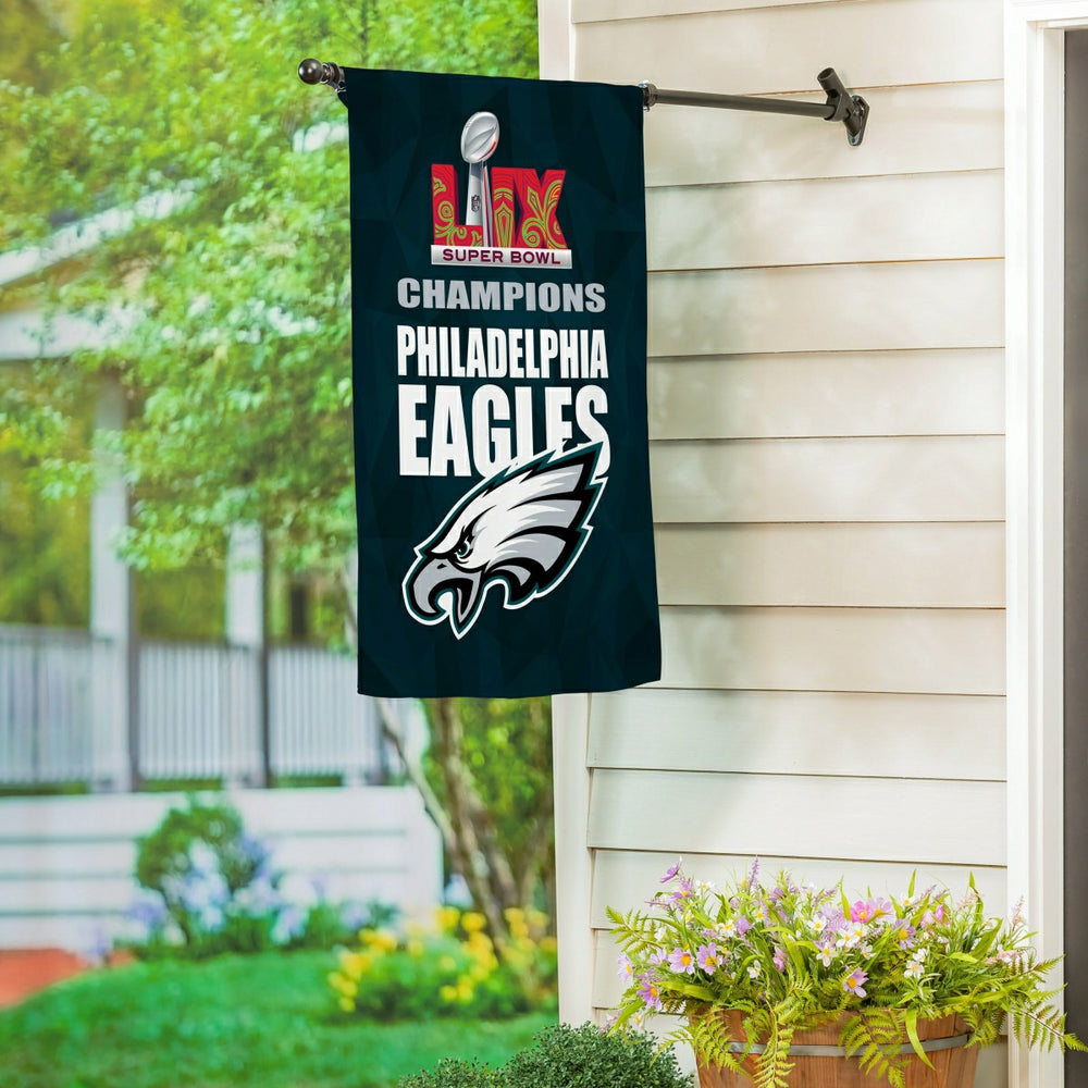 Philadelphia Eagles Super Bowl 59 Champions Flag, House - NFL