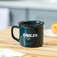 Philadelphia Eagles Ceramic Camp Cup with Enamel Finish, 14oz - NFL