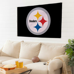 Pittsburgh Steelers Single Sided Estate Flag with 2 Grommets, 3'x5' - NFL Home