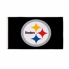 Pittsburgh Steelers Single Sided Estate Flag with 2 Grommets, 3'x5' - NFL Home