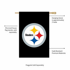 Applique Flag, Reg, Pittsburgh Steelers - NFL Home