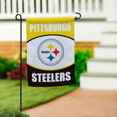 Pittsburgh Steelers Suede Garden Flag - NFL