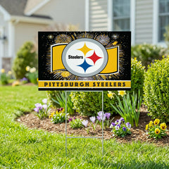 Pittsburgh Steelers Yard Sign, Patriotic - NFL Home