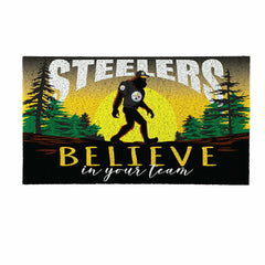 Pittsburgh Steelers Bigfoot PVC Mat, 28"x16" - NFL