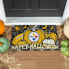 Pittsburgh Steelers Halloween PVC Mat, 28"x16" - NFL
