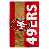 San Francisco 49ers Embellished Garden Flag - NFL Home