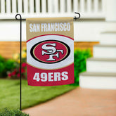 San Francisco 49ers Suede Flag, GDN - NFL