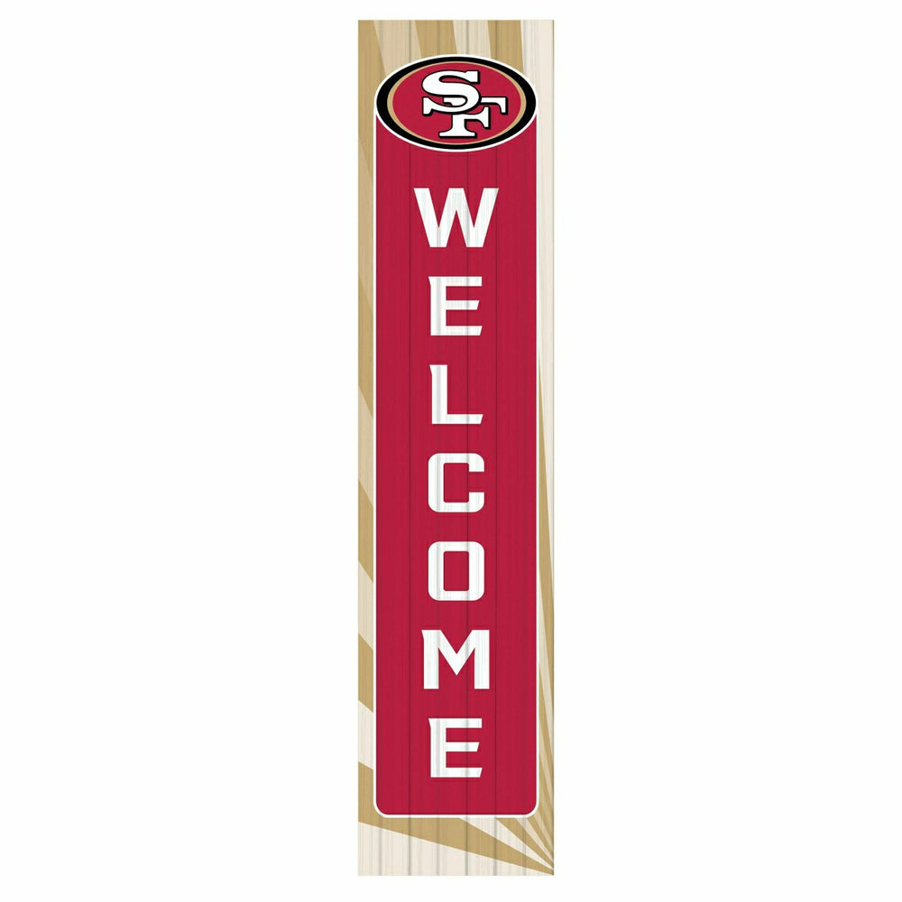San Francisco 49ers Summer Seasonal Single Sided Large Leaner, 46" - NFL Home