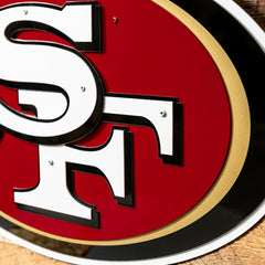 San Francisco 49ers Premier Metal Wall Art - NFL Home