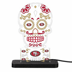 San Francisco 49ers NFL Football Sugar Skull Desklite LED Decor - NFL Home