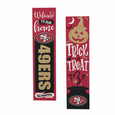 47" Double Sided Leaner, San Francisco 49ers, Halloween - NFL Home