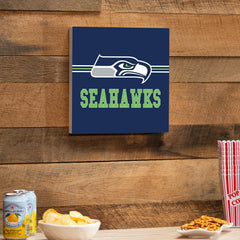 Seattle Seahawks Wood Wall Sign, 12x12 - NFL Home