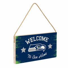 Seattle Seahawks Wood Wall Sign, 6x11 - NFL Home