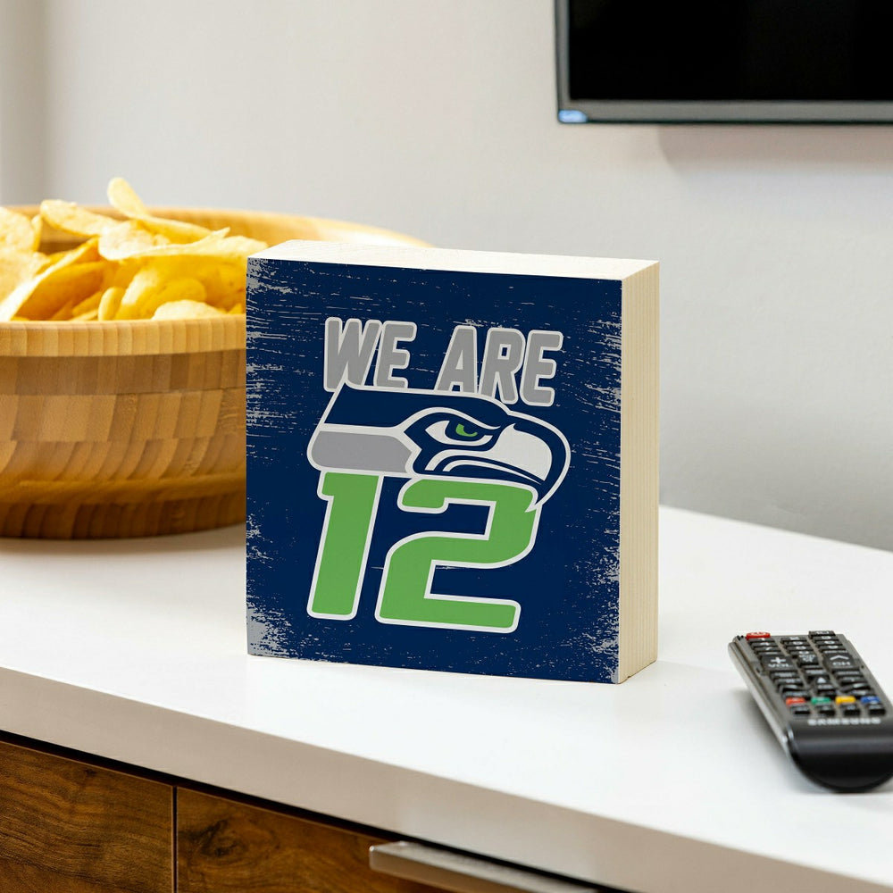 Seattle Seahawks Plock, Down Home Fans, 6x6 - NFL Home