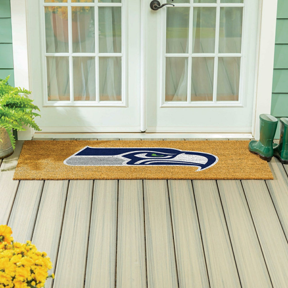 Seattle Seahawks Extra Large Full Color Coir Mat, 60"x24" - NFL