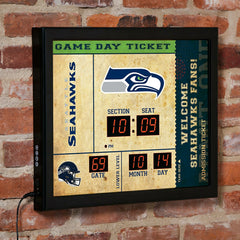 Scoreboard Wall Clock, Seattle Seahawks - NFL Home