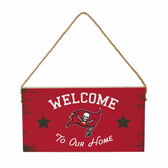 Tampa Bay Buccaneers Wood Wall Sign, 6x11 - NFL Home
