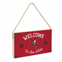 Tampa Bay Buccaneers Wood Wall Sign, 6x11 - NFL Home