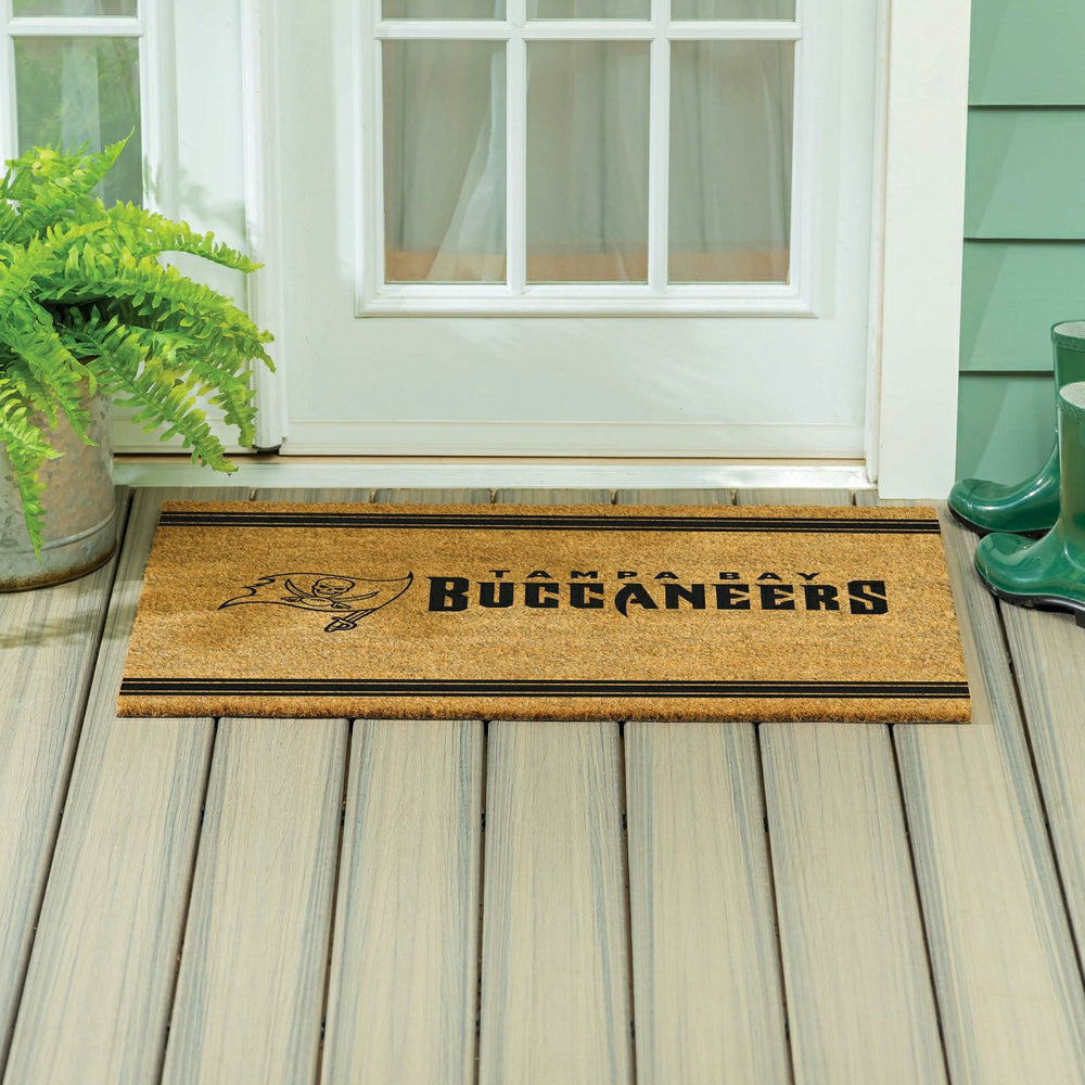 Tampa Bay Buccaneers Large One Color Coir Mat, 36"x24" - NFL