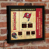 Scoreboard Wall Clock, Tampa Bay Buccaneers - NFL Home