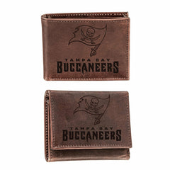 Tampa Bay Buccaneers, Bi-Fold and Tri-Fold Wallet Gift Set, Brown - NFL Home