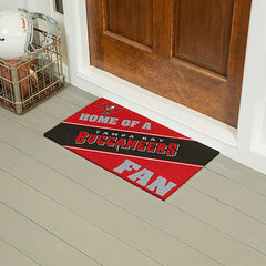 Tampa Bay Buccaneers, PVC Mat COLOR, Home of a Fan - NFL