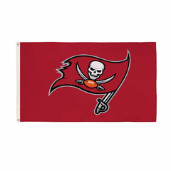 Tampa Bay Buccaneers Single Sided Flag w/ 2 Grommets, 3'x5' - NFL Home