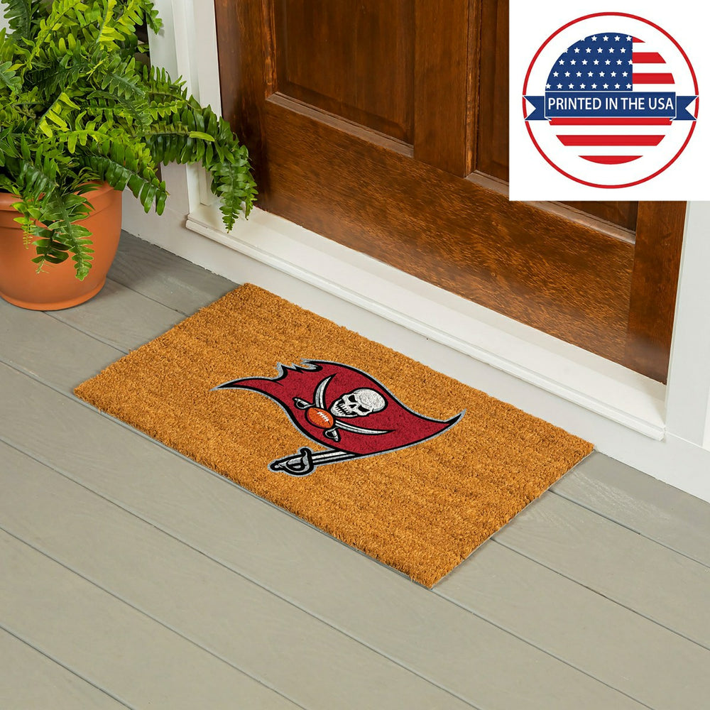 Coir Mat, 16"x28", Tampa Bay Buccaneers - NFL