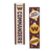 47" Double Sided Leaner, Washington Commanders, Christmas - NFL Home