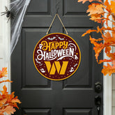 Washington Commanders Halloween Round Door Décor with Hanging Rope, 18 - NFL Home